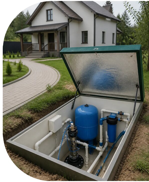 Автономное водоснабжение дома в Петрозаводске от 152250 р. | АПаруса-Птр